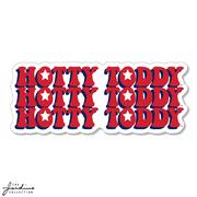 2 INCH REPEAT HOTTY TODDY TEXTURED STICKER