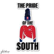 3.5 INCH PRIDE OF THE SOUTH DECAL