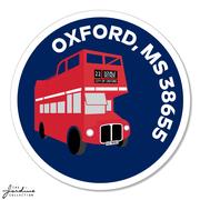 3.5 INCH DOUBLE DECKER OXFORD 38655 DECAL