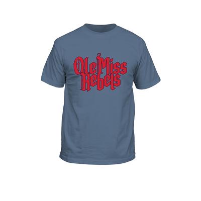 SS OLE MISS BOTTLE FONT TEE