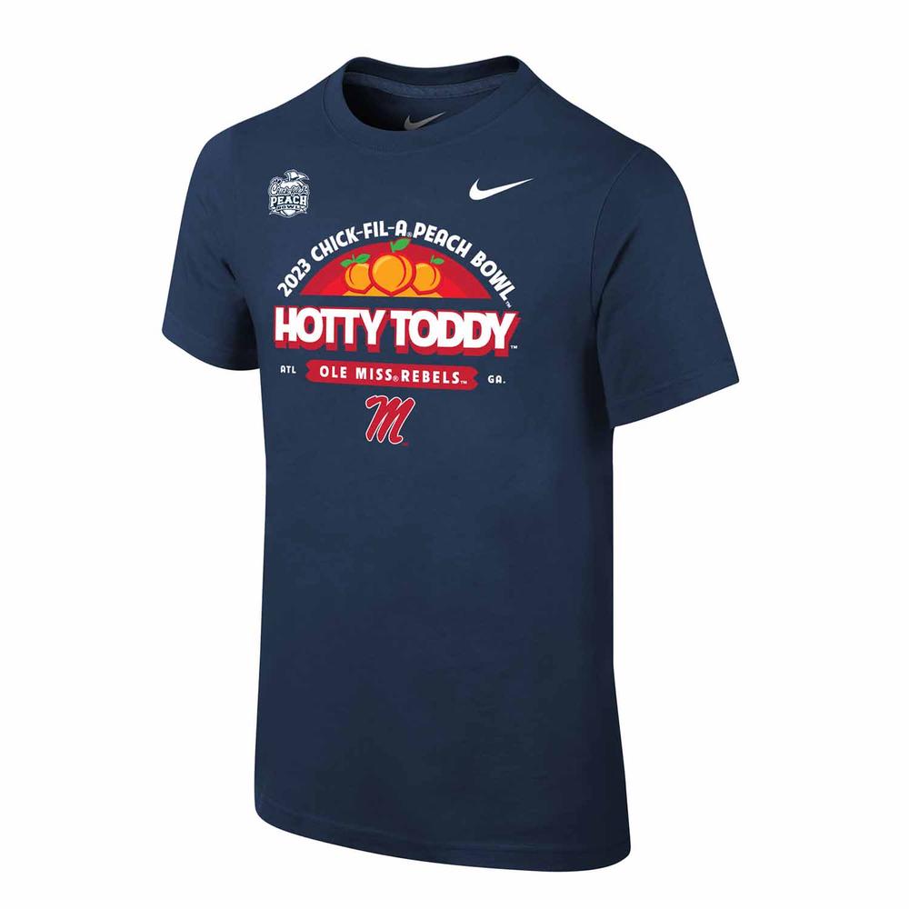 CLEARANCE YOUTH SS OLE MISS HOTTY TODDY PEACH BOWL T-SHIRT