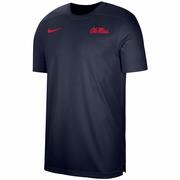 OLE MISS NIKE YOUTH UV COACH SS TOP