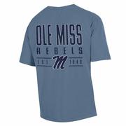 SS OLE MISS REBELS SCRIPT M COMFORT WASH POCKET TEE