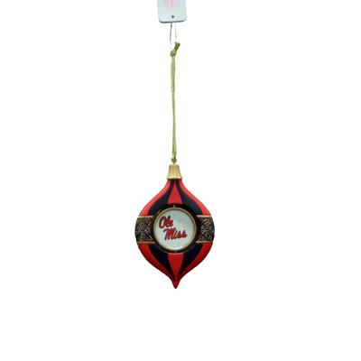 5` OLE MISS SPINNING BULB ORNAMENT
