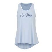 SCRIPT OLE MISS HI LOW TANK