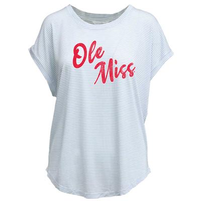 SS STACKED OLE MISS DAY TRIP TEE WHITE_SUMMER_SKY