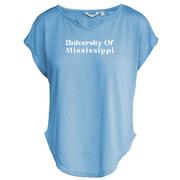 SS UNIVERSITY OF MISSISSIPPI DREAMBOAT SPLIT V TEE