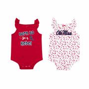 OLE MISS HOPPER 2PACK ONESIE