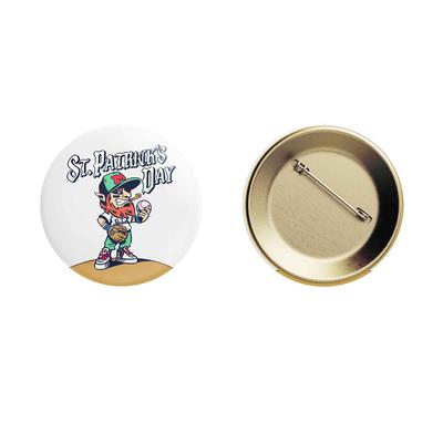 ST PATRICKS DAY 3 INCH ROUND BUTTON