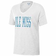 SS DISTRESSED BLOCK OLE MISS SUNDAY SLUB TEE