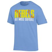 SS REBELS OLE MISS SOFTBALL TEE