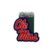 3.5 INCH STACKED OLE MISS RUGGED STICKER