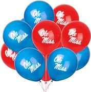 10 PACK 11` OLE MISS BALLOONS