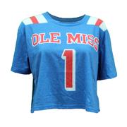 OLE MISS NO 1 HOTTY TODDY CROPPED JERSEY TEE