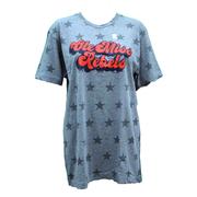 SS OLE MISS REBELS RETRO TEXT TEE