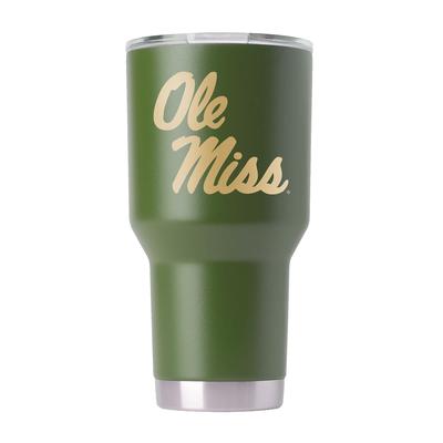 30 OZ STACKED OLE MISS AMERICAN FLAG TUMBLER