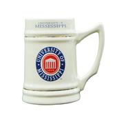 24 OZ U OF M LYCEUM NATURAL CERAMIC STEIN WITH GOLD HAO