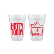 10 PACK HOTTY TODDY OLE MISS FOAM CUPS