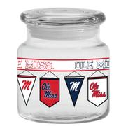 16 OZ OLE MISS PENNENT APOTHECARY JAR