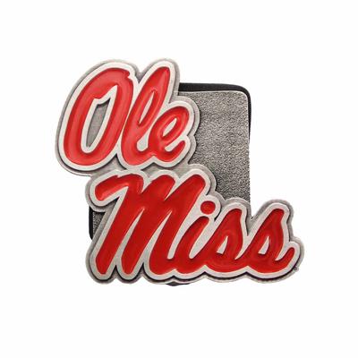 OLE MISS PEWTER TRAILER HITCH COVERS