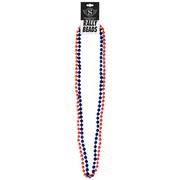 2 PACK RED AND NAVY MARDI GRAS BEADS