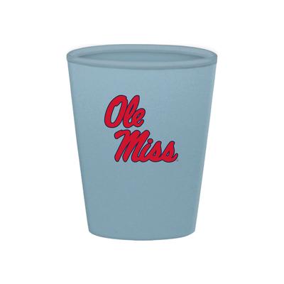 1.75 OZ STACKED OLE MISS OPAQUE SHOT GLASS