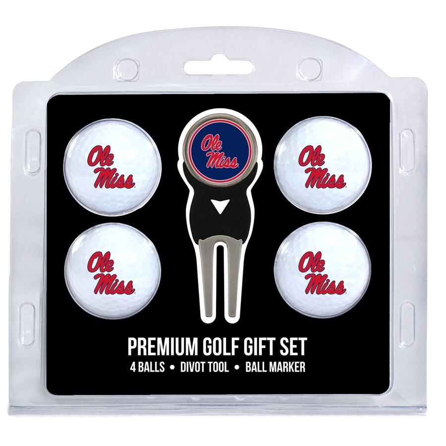  Ole Miss Golf Gift Set 4 Balls