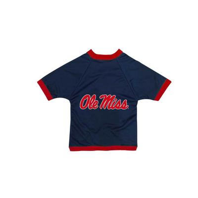 OLE MISS DOG JERSEY NAVY