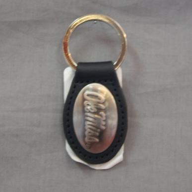 SMALL OLE MISS OVAL KEY CHAIN